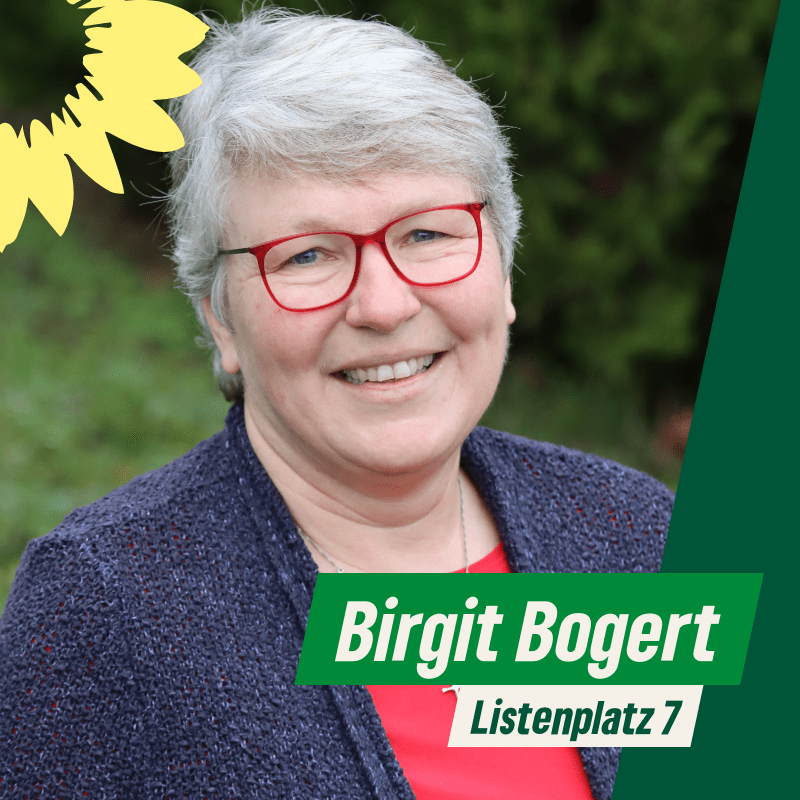 Porträt Birgit Bogert, Listenplatz 7