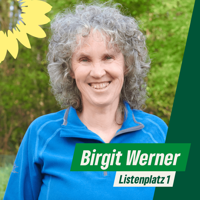 Porträt Birgit Werner, Listenplatz 1