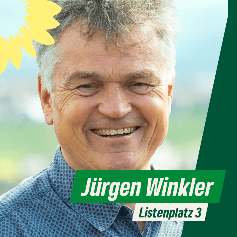 Porträt Jürgen Winkler, Listenplatz 3