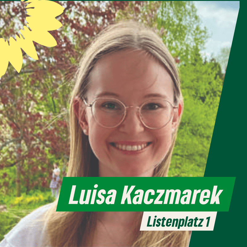 Porträt Luisa Kaczmarek, Listenplatz 1