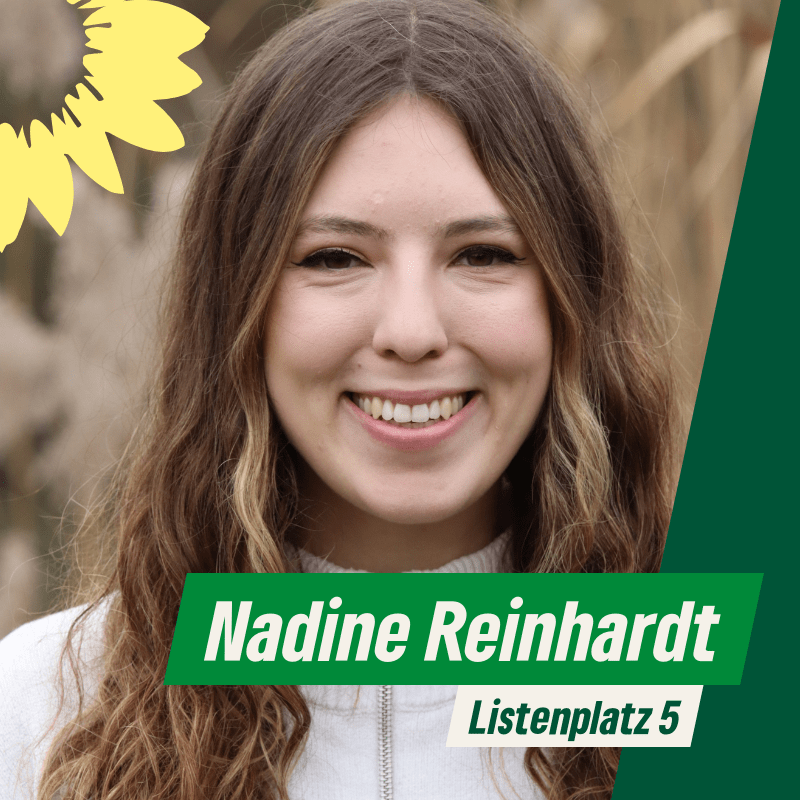 Porträt Nadine Reinhardt, Listenplatz 5