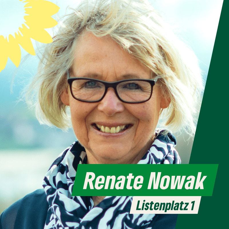 Porträt Renate Nowak, Listenplatz 1