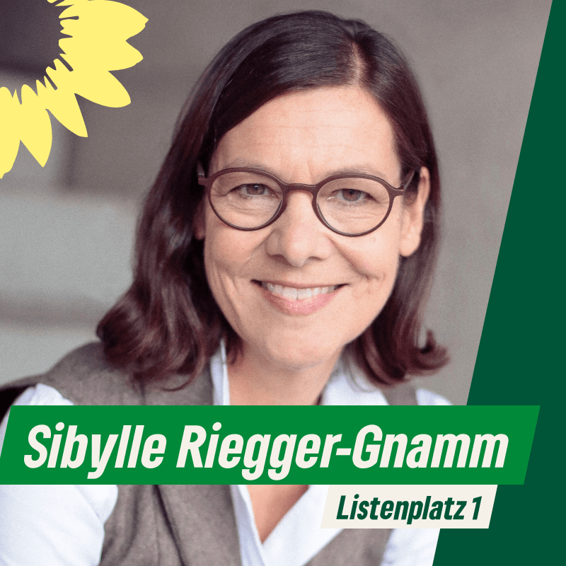 Porträt Sibylle Riegger-Gnamm, Listenplatz 1