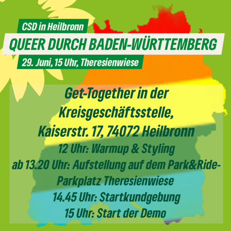 CSD’24 in Heilbronn: Warmup in der Kreisgeschäftsstelle