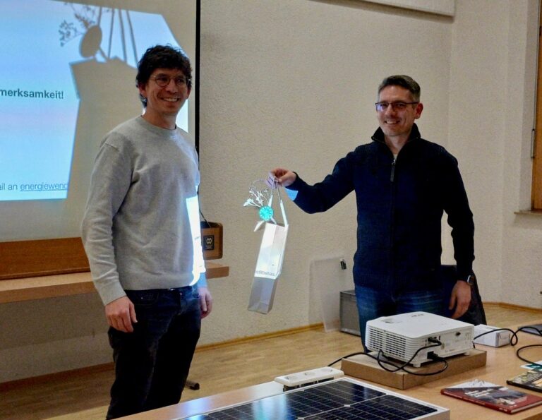 Informationsveranstaltung über Balkonkraftwerke