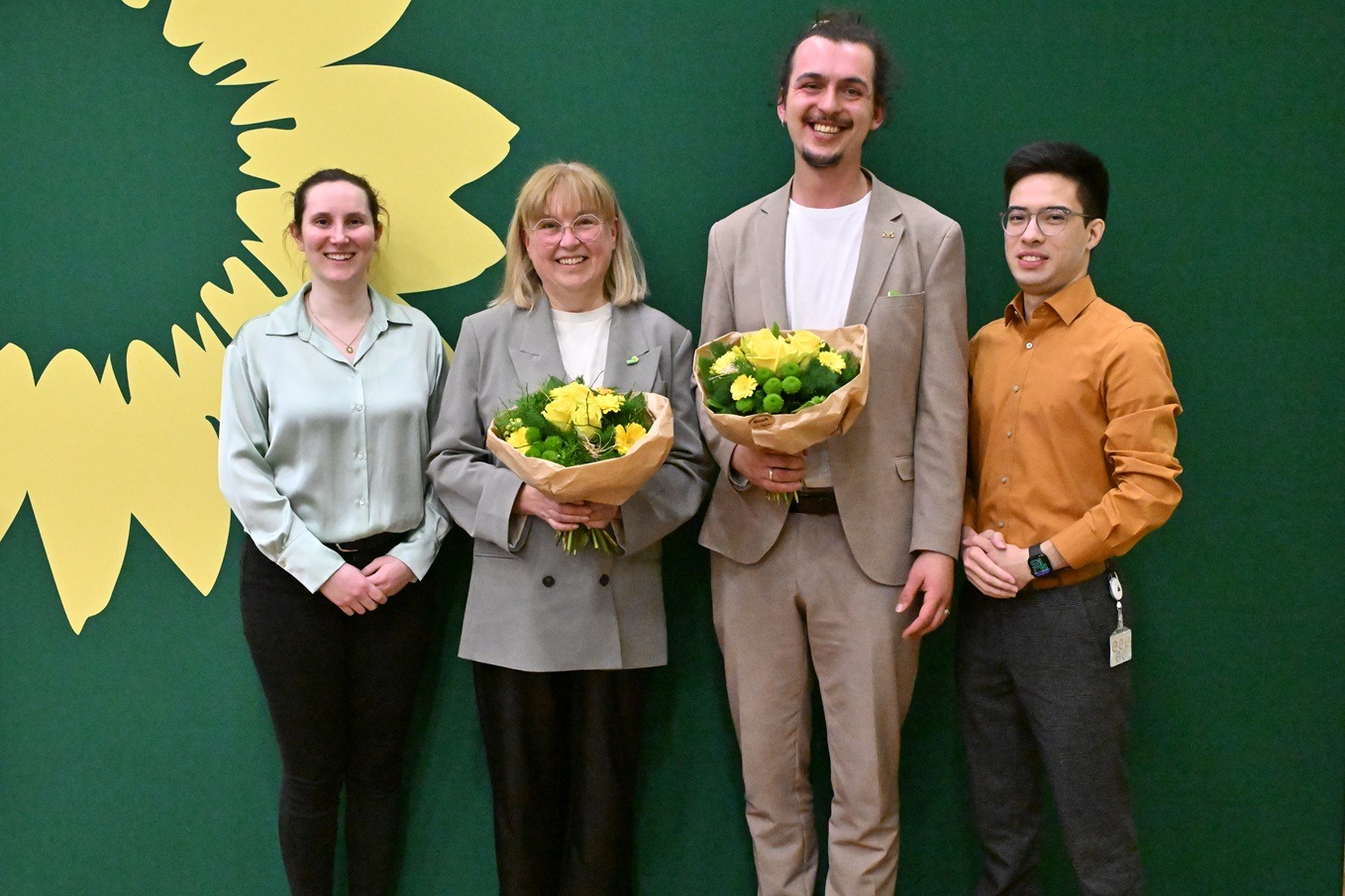 Gruppenfoto mit Kreisvorstand und Kandidierenden