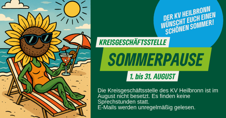 Sommerpause der Kreisgeschäftstelle