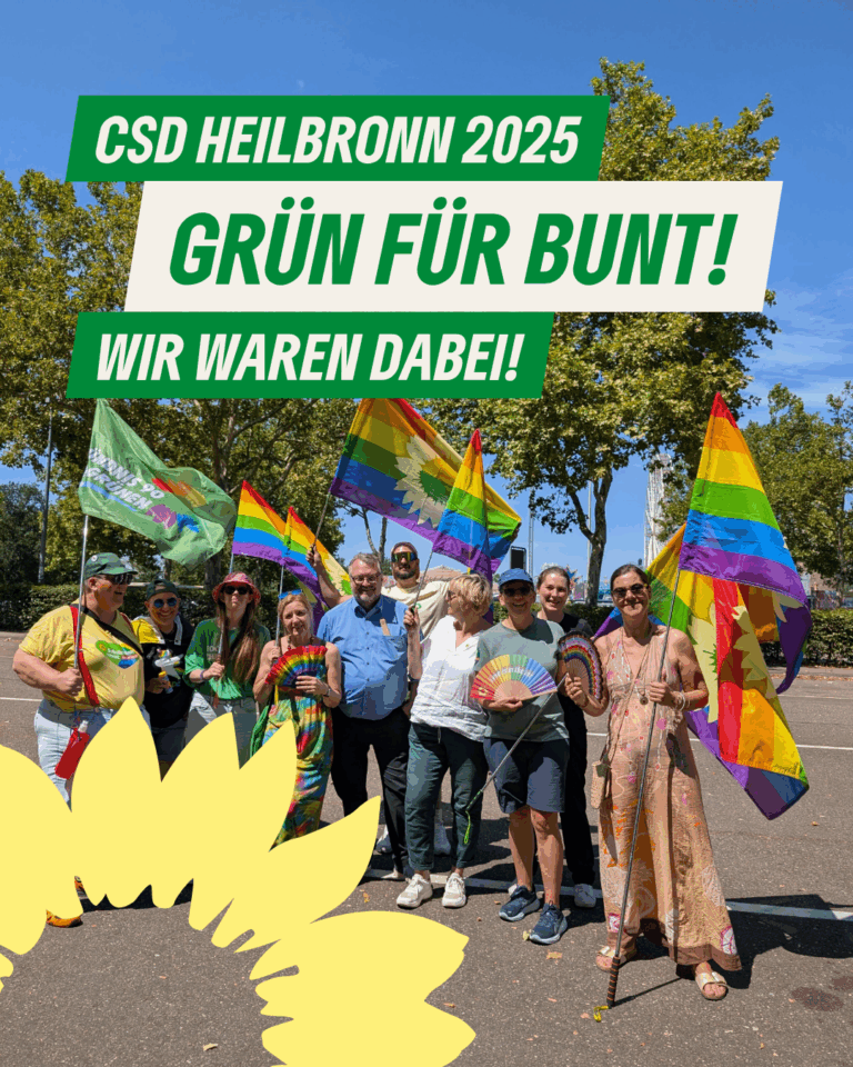 Grüne setzen starkes Zeichen für Vielfalt beim CSD Heilbronn