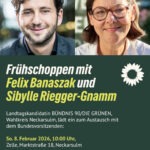 Veranstaltungsplakat mit Sibylle Riegger-Gnamm und Felix Banaszak
