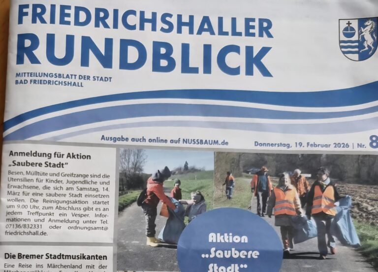 Aktion SAUBERE STADT